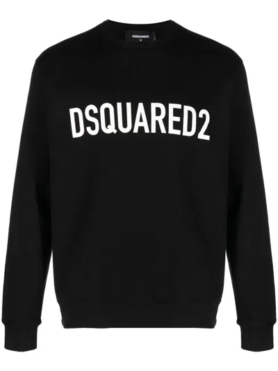 DSQUARED2 LOGO-PRINT CREW-NECK SWEATSHIRT