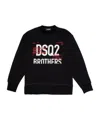 Dsquared2 Logo-print Crew Neck Sweatshirt In Black