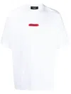 Dsquared2 Logo-print Crew Neck T-shirt In White