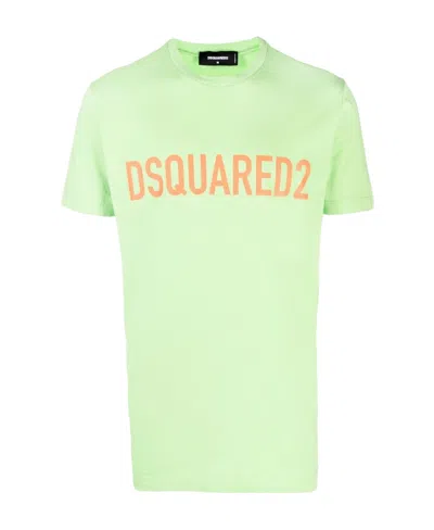 Dsquared2 Logo-print Crew-neck T-shirt In White