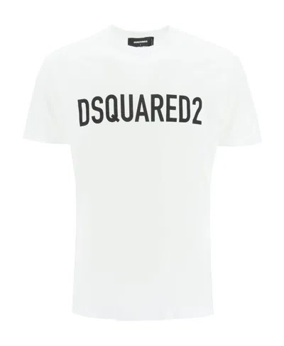 DSQUARED2 DSQUARED2 LOGO PRINTED CREWNECK T-SHIRT