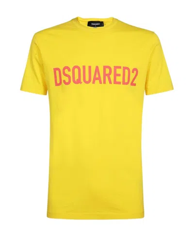 DSQUARED2 DSQUARED2 LOGO PRINTED CREWNECK T-SHIRT