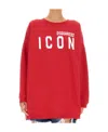 Dsquared2 Dsquared Women "icon" Sweatshirt In Red