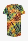 Dsquared2 Logo Print Crewneck T-shirt In Multicolor