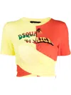 Dsquared2 Logo-print Crop Top In Red