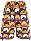 Dsquared2 Logo-print Deck Shorts In Black