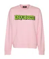 Dsquared2 Logo-print Detail Sweatshirt In Pink