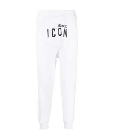 Dsquared2 Logo-print Detail Track Pants In White
