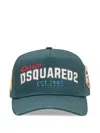 Dsquared2 Logo-print Distressed Baseball Cap In Neutral