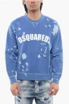 Dsquared2 Man Sweatshirt Blue Size M Cotton