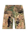 Dsquared2 Logo-print Distressed Shorts In Multicolor