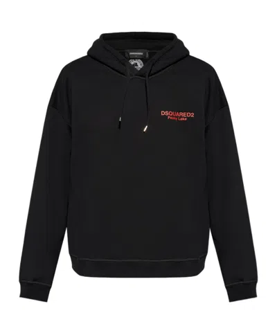 DSQUARED2 DSQUARED2 GRAPHIC PRINTED DRAWSTRING HOODIE