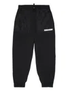 Dsquared2 Logo-print Drawstring Trousers In Black