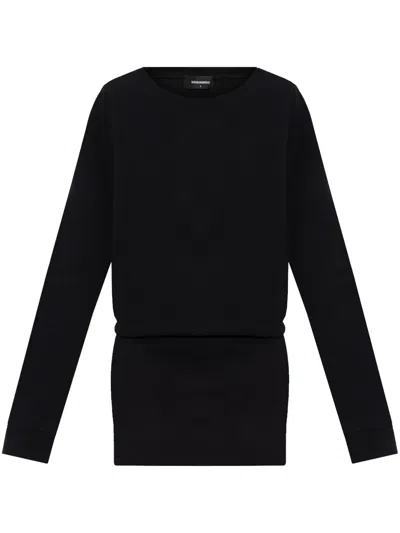 Dsquared2 Logo-print Dress In Black