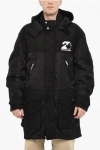 Dsquared2 Logo Print Hooded Padded Parka