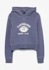 Dsquared2 Logo-print Hoodie In Blue