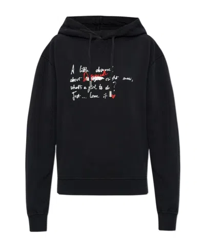 DSQUARED2 DSQUARED2 LOGO EMBROIDERED HOODIE