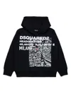 Dsquared2 Logo-print Hoodie In Black