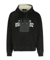 Dsquared2 Logo-print Hoodie In Black