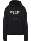 Dsquared2 Logo-print Hoodie In Black