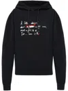 Dsquared2 Logo-print Hoodie In Black