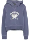 Dsquared2 Logo-print Hoodie In Blue