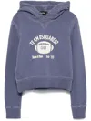 Dsquared2 Logo-print Hoodie In Blue
