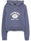 Dsquared2 Logo-print Hoodie In Blue