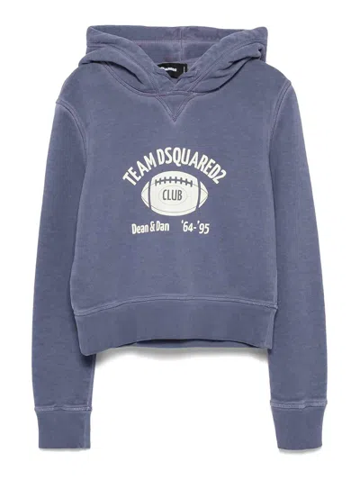 DSQUARED2 SUDADERA - AZUL