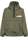 Dsquared2 Half-zip Casual Jacket In Green