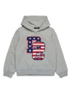 Dsquared2 Logo-print Hoodie In Grey