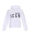 Dsquared2 Logo-print Hoodie In Purple