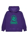 Dsquared2 Logo-print Hoodie In Purple