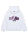 Dsquared2 College League Cool Fit Hoodie In White