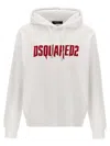 Dsquared2 Logo-printed Hooded Sweatshirt In White