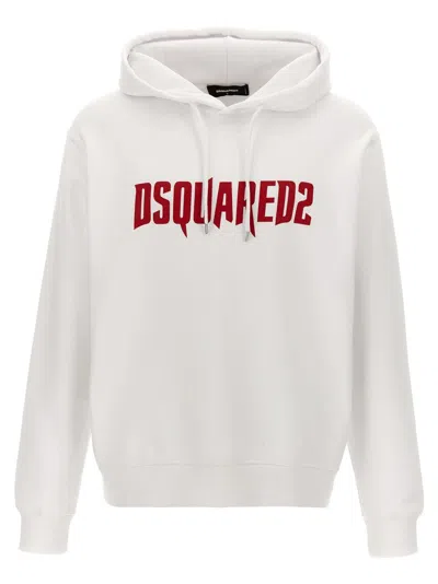 DSQUARED2 LOGO PRINT HOODIE