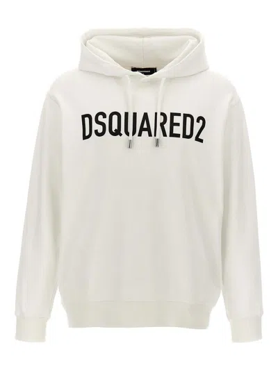 DSQUARED2 LOGO PRINT HOODIE