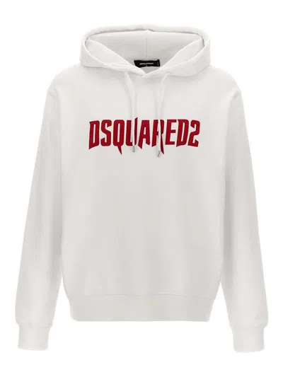 DSQUARED2 LOGO PRINT HOODIE