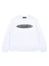 Dsquared2 Logo-print Jersey Sweatshirt In White