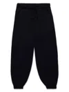 Dsquared2 Black Cotton Track Pants In Black