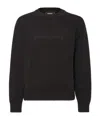 Dsquared2 Logo-print Knitted Jumper In Black