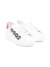 Dsquared2 Logo-print Lace-up Sneakers In White