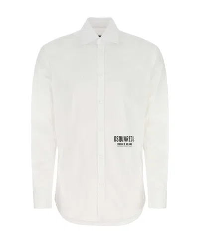 Dsquared2 Logo-print Long-sleeve Shirt
