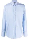 Dsquared2 Collared Shirt Button-down Long Sleeves In Blue