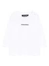 Dsquared2 Logo-print Long-sleeve T-shirt In White