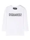 Dsquared2 Logo-print Long-sleeve T-shirt In White