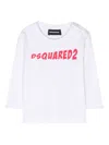 Dsquared2 Langarmshirt Mit Logo-print In White