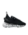Dsquared2 Logo-print Low-top Sneakers In Black