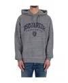 Dsquared2 Cool Fit Melange Grey Hoodie In Gray