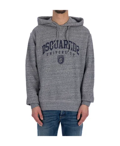 DSQUARED2 DSQUARED2 LOGO PRINTED DRAWSTRING HOODIE
